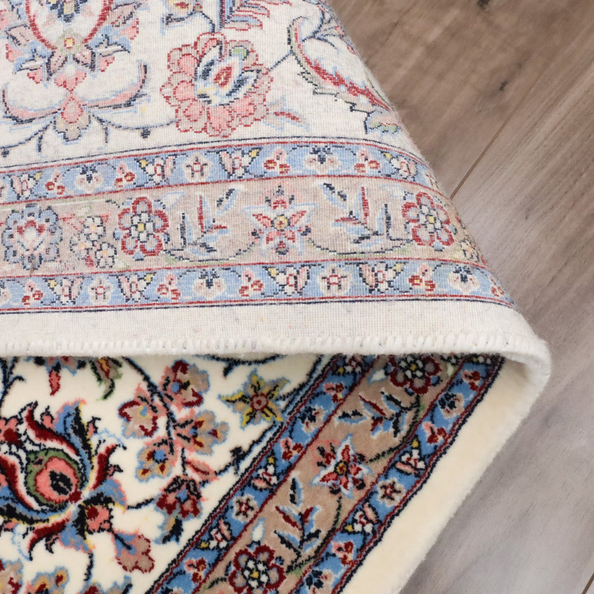 イラン製 ペルシャデザイン カーペット|花唐草文様 機械織り 高密度 200×150cm(S-13274)