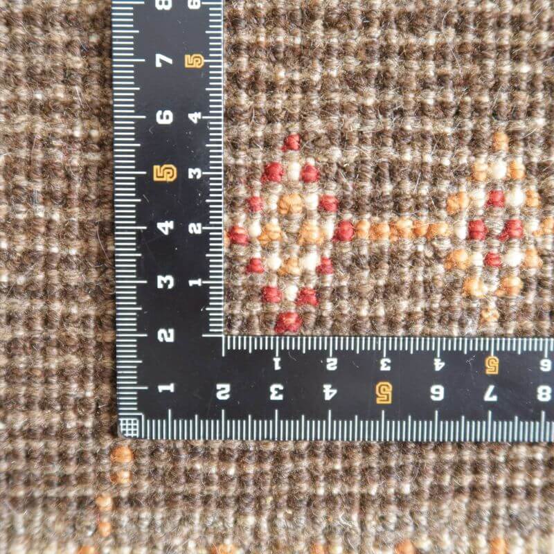ギャッベ/カシュクリ、細かな上質ランク 89×65cm(ZSS-10794)