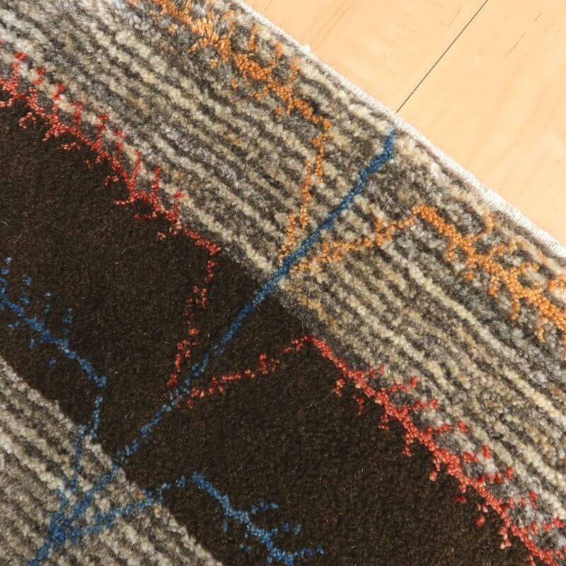 ギャッベ/カシュクリ、細かな上質ランク 89×65cm(ZSS-10794)
