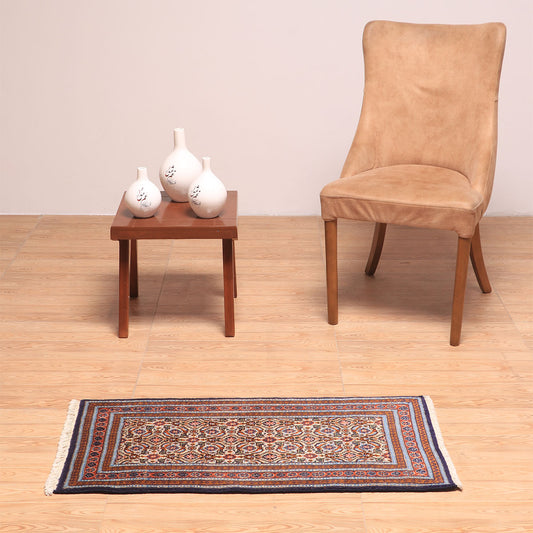 ペルシャ絨毯（イラン産）ムード・ビールジャンド　96×47cm（FS-70041）