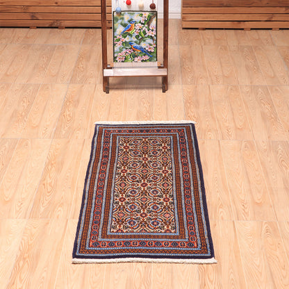 ペルシャ絨毯（イラン産）ムード・ビールジャンド　96×47cm（FS-70041）