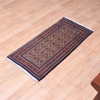 ペルシャ絨毯（イラン産）ムード・ビールジャンド　95×46cm（FS-70047）