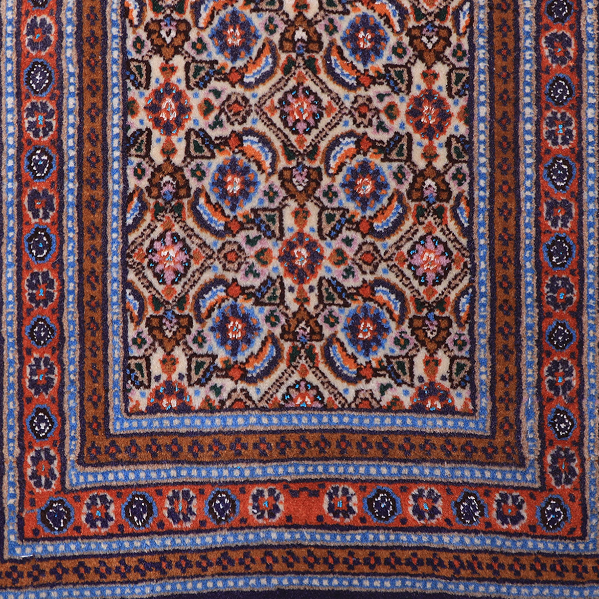 ペルシャ絨毯（イラン産）ムード・ビールジャンド　95×46cm（FS-70047）