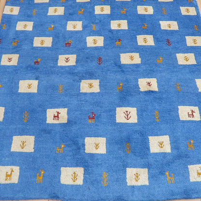 ギャッベ（ラティーフ）　191×150cm（BL-11341）