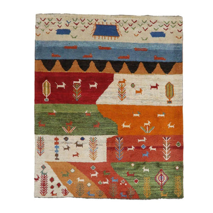 ギャッベ（ラティーフ）　192×156cm（BL-11351）