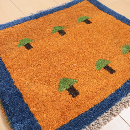 【2枚で46,000円】ギャッベ 39×47cm（BP-12193）