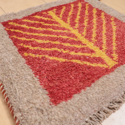【2枚で46,000円】ギャッベ 37×40cm（BP-12194）