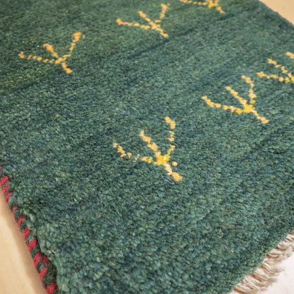 【2枚で46,000円】ギャッベ 41×37cm（BP-12196）