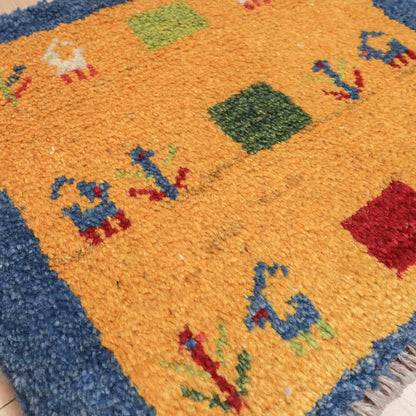 【2枚で46,000円】ギャッベ 39×42cm（BP-12210）