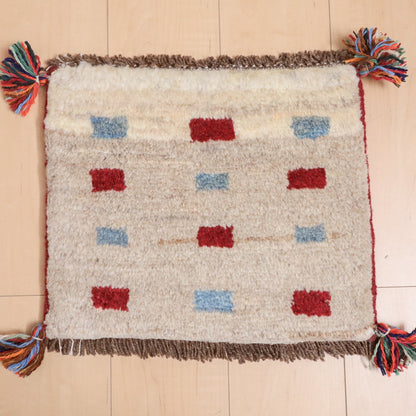 【2枚で46,000円】ギャッベ 37×43cm（BP-12213）