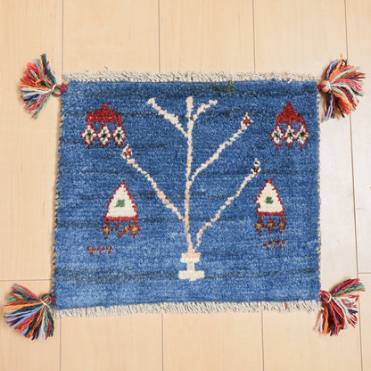 【2枚で46,000円】ギャッベ 35×41cm（BP-12328）