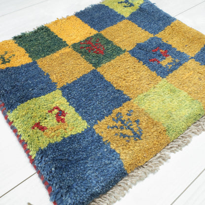 【2枚で46,000円】ギャッベ 41×46cm（BP-12514）