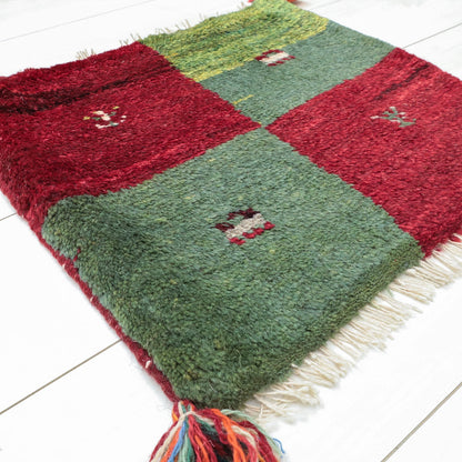【2枚で46,000円】ギャッベ 40×44cm（BP-12659）
