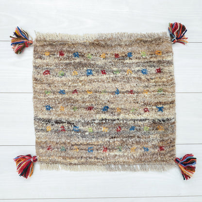 【2枚で46,000円】ギャッベ 37×41cm（BP-12660）