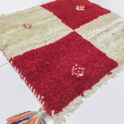 【2枚で46,000円】ギャッベ 36×41cm（BP-12662）