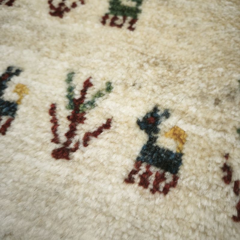 ギャッベ（ギャベ）ラティーフ　40×40cm（BP-12984）