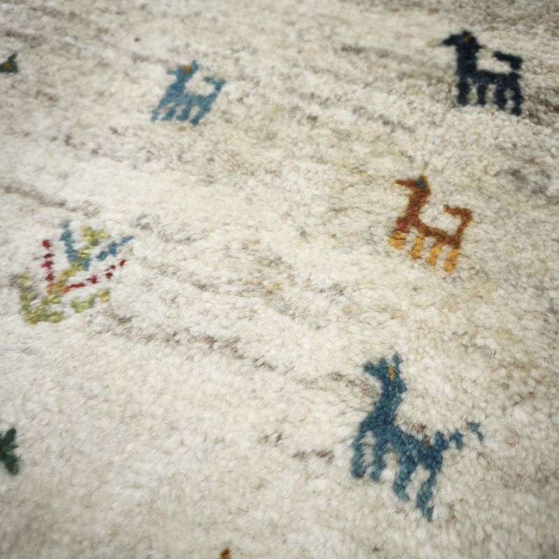 ギャッベ（ギャベ）ラティーフ　42×42cm（BP-12988）