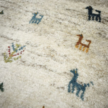 ギャッベ（ギャベ）ラティーフ　42×42cm（BP-12988）