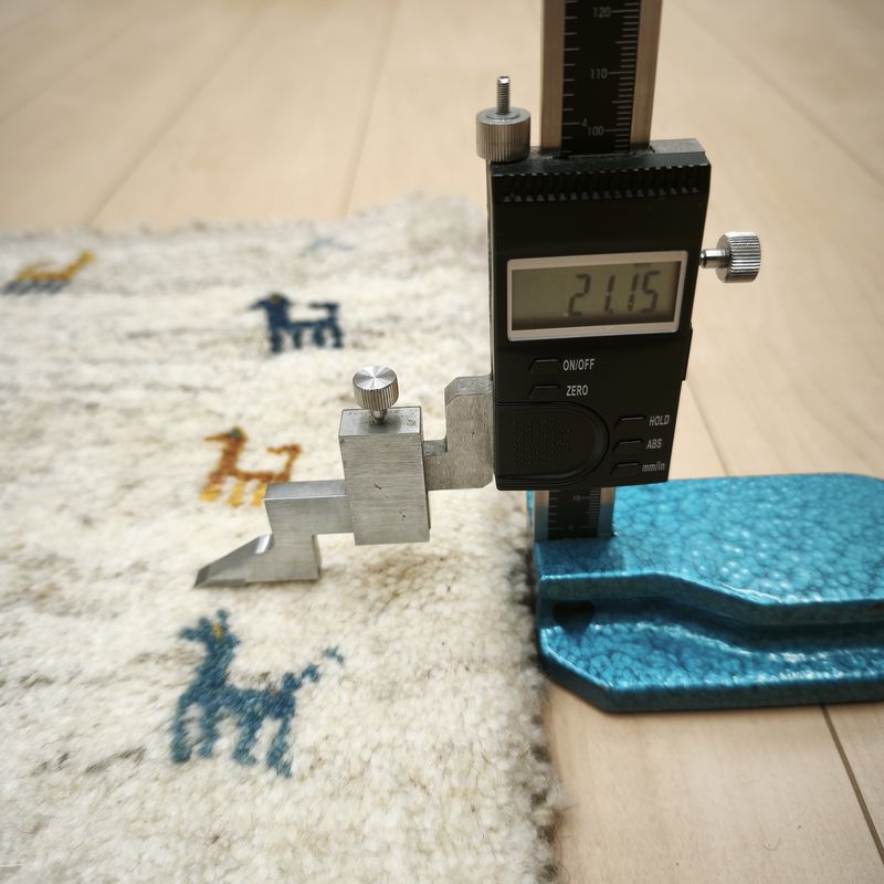 ギャッベ（ギャベ）ラティーフ　42×42cm（BP-12988）