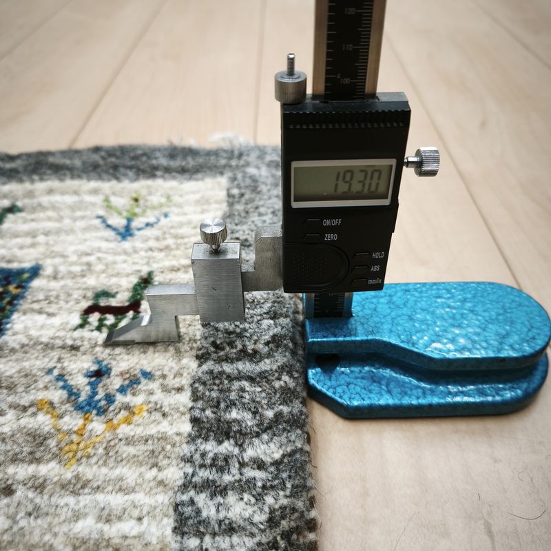 ギャッベ（ギャベ）ラティーフ　39×40cm（BP-12989）