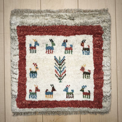 ギャッベ（ギャベ）ラティーフ　40×40cm（BP-12990）