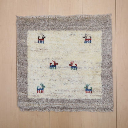 ギャッベ（ギャベ）ラティーフ　41×43cm（BP-12992）