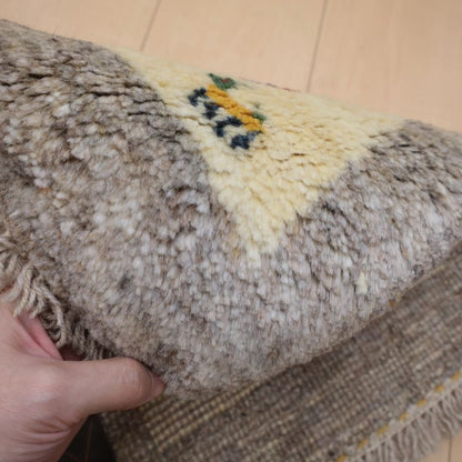 ギャッベ（ギャベ）ラティーフ　42×37cm（BP-12994）