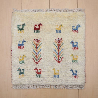 ギャッベ（ギャベ）ラティーフ　39×39cm（BP-12995）