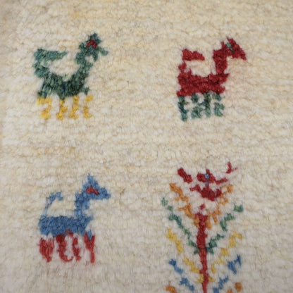 ギャッベ（ギャベ）ラティーフ　39×39cm（BP-12995）