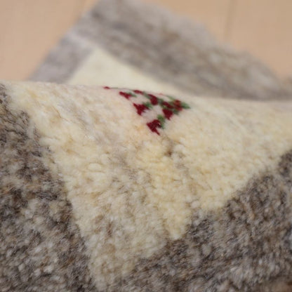 ギャッベ（ギャベ）ラティーフ　44×39cm（BP-12996）