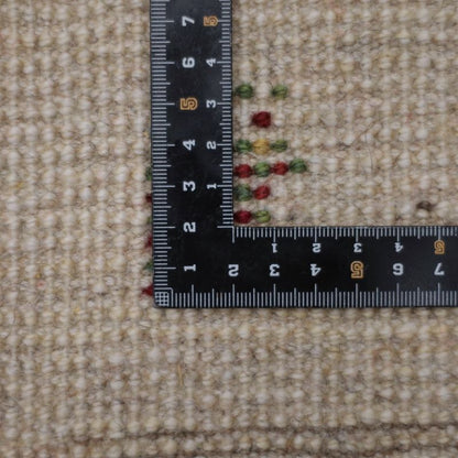 ギャッベ（ギャベ）ラティーフ　44×39cm（BP-12996）