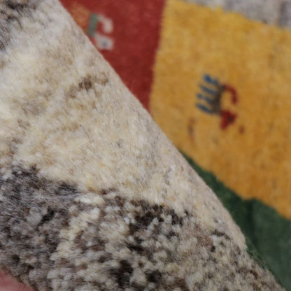 ギャッベ（ギャベ）ラティーフ　40×38cm（BP-12998）