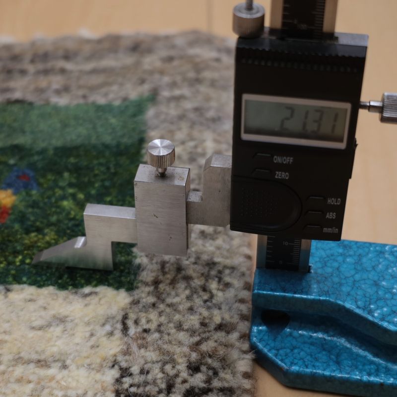 ギャッベ（ギャベ）ラティーフ　40×38cm（BP-12998）