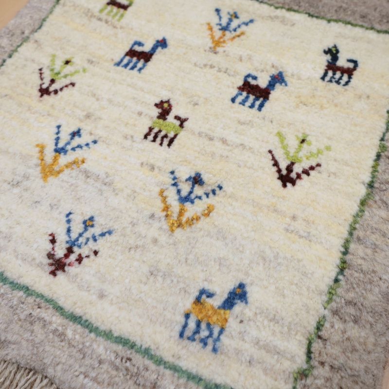 ギャッベ（ギャベ）ラティーフ　41×40cm（BP-13000）