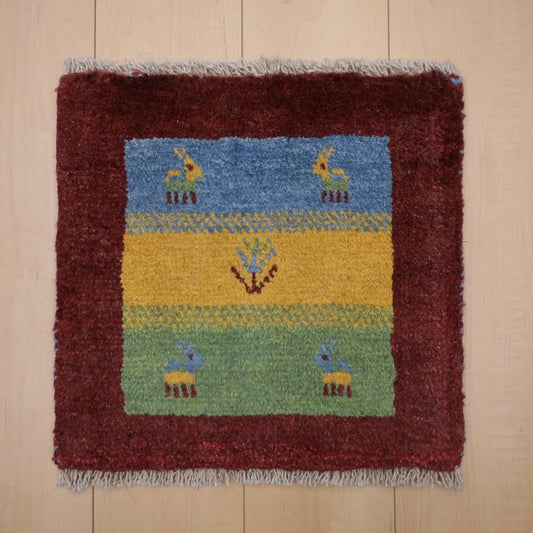 ギャッベ（ギャベ）ラティーフ　40×41cm（BP-13001）