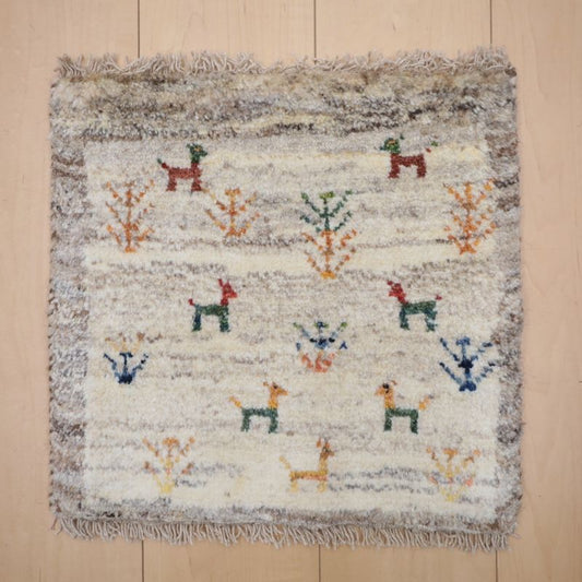 ギャッベ（ギャベ）ラティーフ　39×40cm（BP-13004）