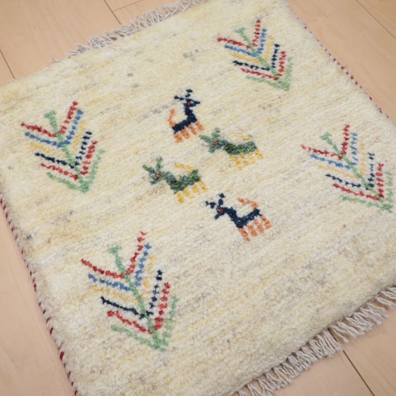 ギャッベ（ギャベ）ラティーフ　42×43cm（BP-13006）