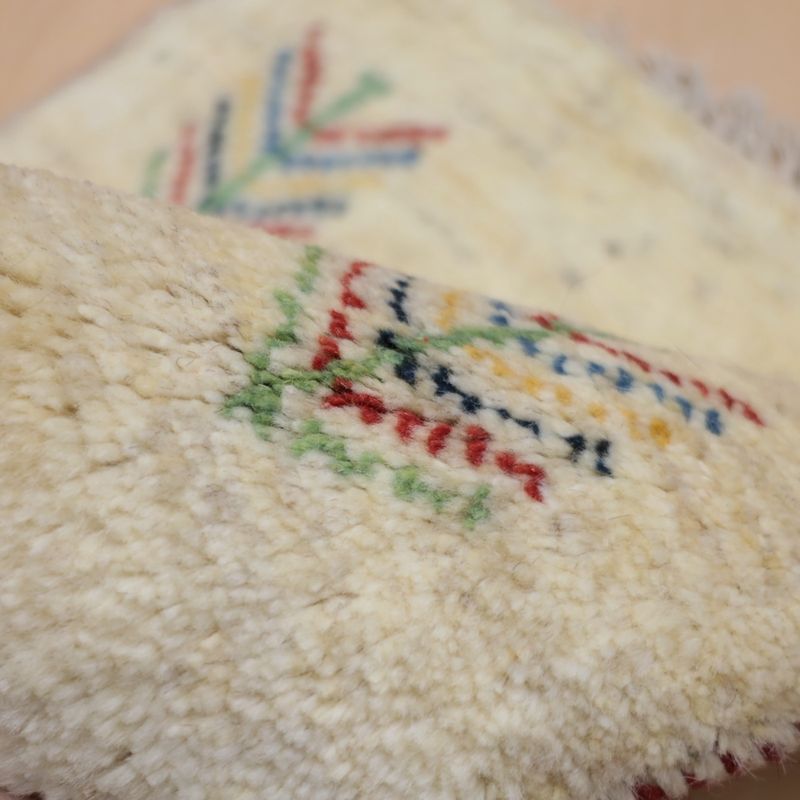 ギャッベ（ギャベ）ラティーフ　42×43cm（BP-13006）