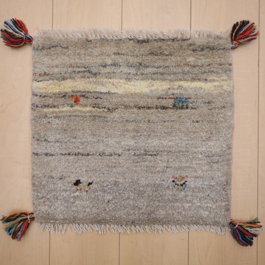 ギャッベ（ギャベ）ラティーフ　40×43cm（BP-13011）