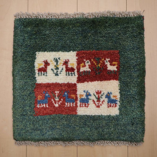 ギャッベ（ギャベ）ラティーフ　37×39cm（BP-13016）