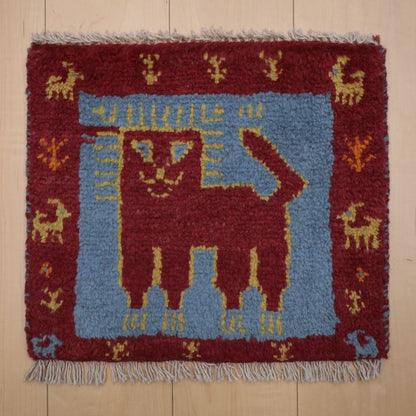 ギャッベ（ギャベ）ラティーフ　39×43cm（BP-13017）