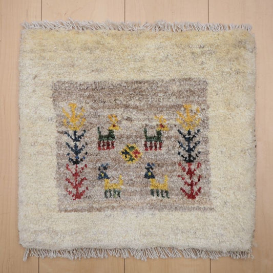 ギャッベ（ギャベ）ラティーフ　39×42cm（BP-13019）