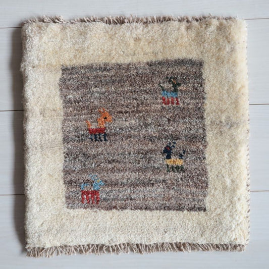 ギャッベ（ギャベ）ラティーフ　39×39cm（BP-13059）