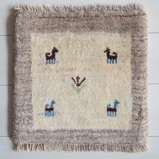 ギャッベ（ギャベ）ラティーフ　39×39cm（BP-13069）