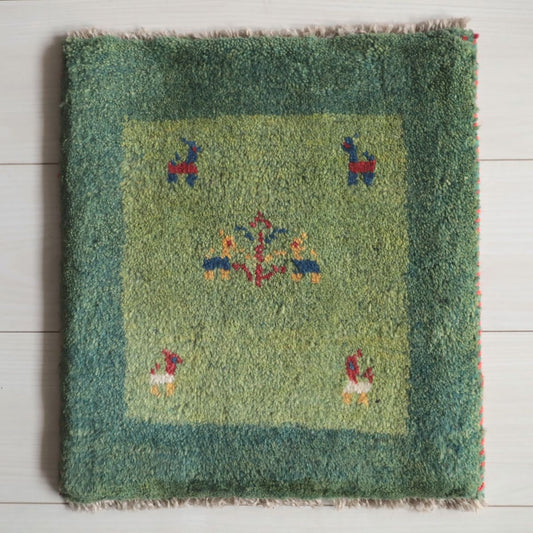 ギャッベ（ギャベ）ラティーフ　40×37cm（BP-13070）