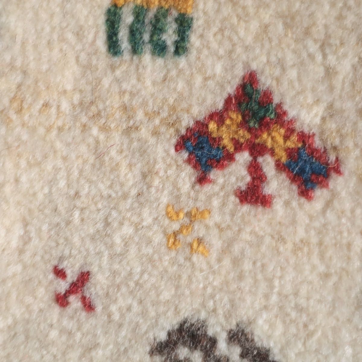 ギャッベ（ギャベ）ラティーフ　40×41cm（BP-13073）
