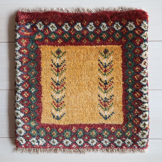 ギャッベ（ギャベ）ラティーフ　42×41cm（BP-13092）