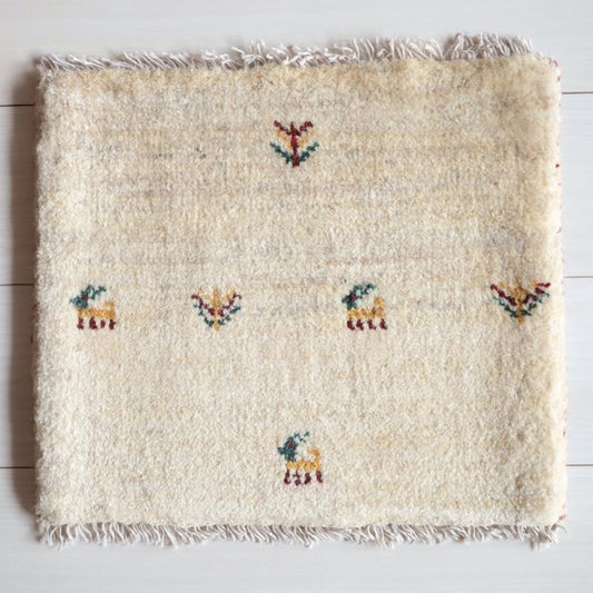 ギャッベ（ギャベ）ラティーフ　38×43cm（BP-13093）