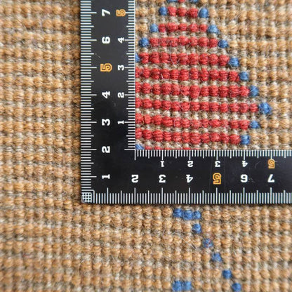 上質ギャッベ／リーズバフ 145×52cm（BR-10541）