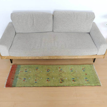 ギャッベ（カシュクリ）　154×49cm（BR-10984）